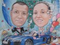 Рисувам карикатури за сватбен подарък