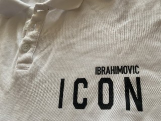 Мъжка тениска с яка ICON Ibrahimovic/ПРОМО