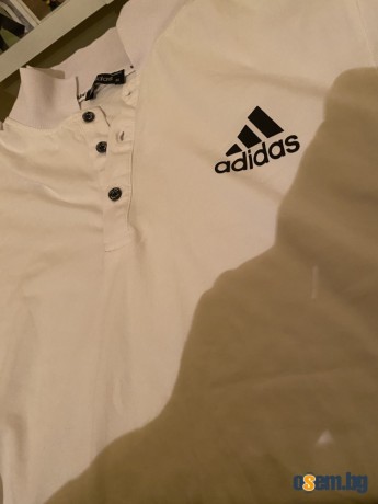 Мъжка спортна тениска с яка Adidas