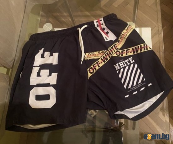 Мъжки бански OFF WHITE/Промо,лимитирана серия