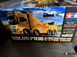 Tamiya 1/14 Volvo FH16 Globetrotter 750 8x4 Tow Truck Kit - REALWORLDHOBBY