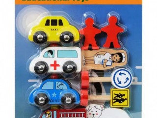 Дървени фигурки CITY
