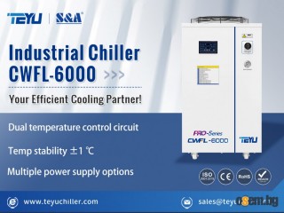 Охладител с двойна хладилна верига за 6KW оптичен лазер