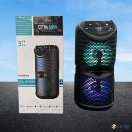 Мощна 6-инчова Bluetooth парти колонка с Hi-Fi звук и многофункционалн...