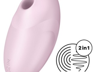 Розов клиторен стимулатор SATISFYER VULVA LOVER 3 AIR PULSE