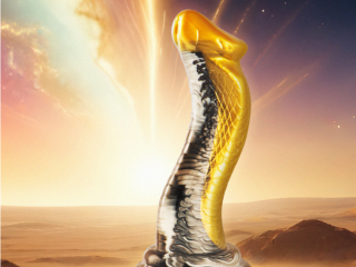 Дилдо EPIC - DRAKON DILDO YELLOW COBRA