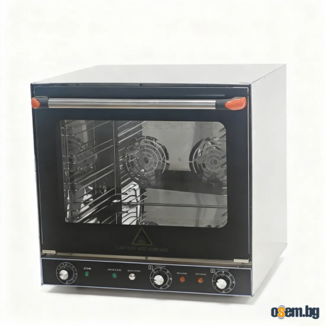 Професионална конвекторна фурна с грил с включени 4 тави, до 300°C, та...