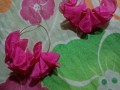 Дамски обеци Розова органза