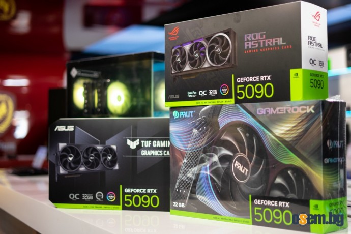 Видео картички GeForce RTX 5090, RTX 5080, RTX 5070 Ti , RTX 5070 , RT...